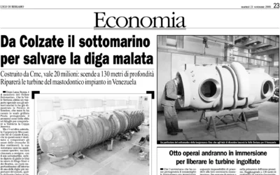 From Colzate the submarine …