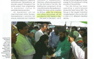 Particleboard plant for Akij Group