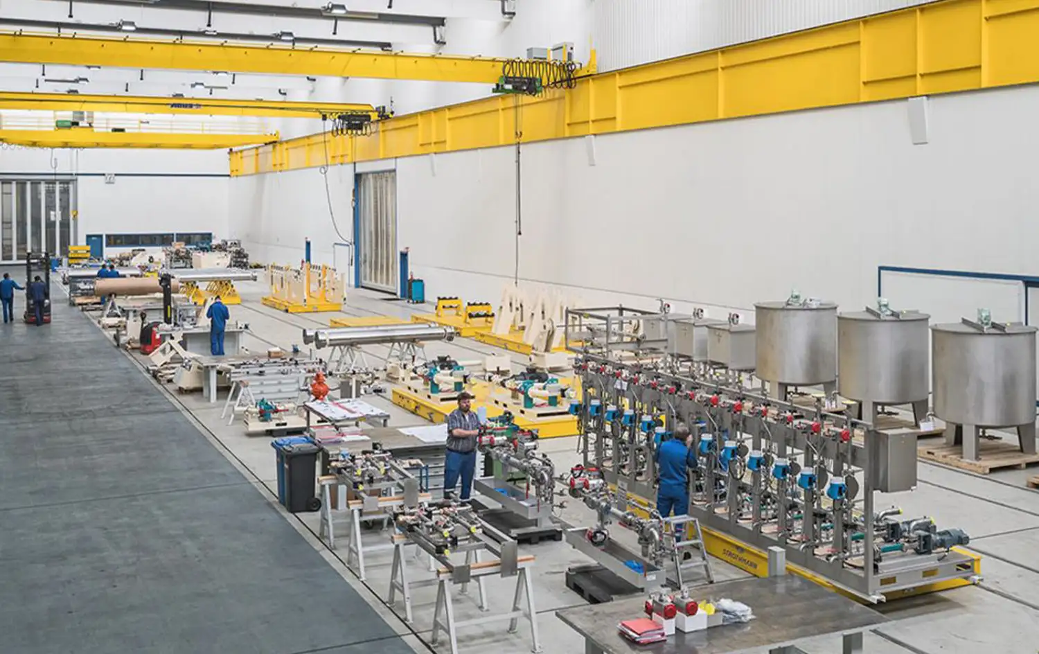 glue blending systems